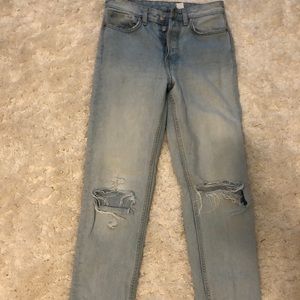 &DENIM High Waisted Mom Jeans